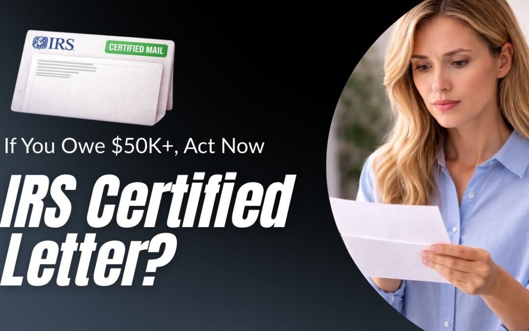 Got an IRS Letter by Certified Mail? Do NOT Ignore It!